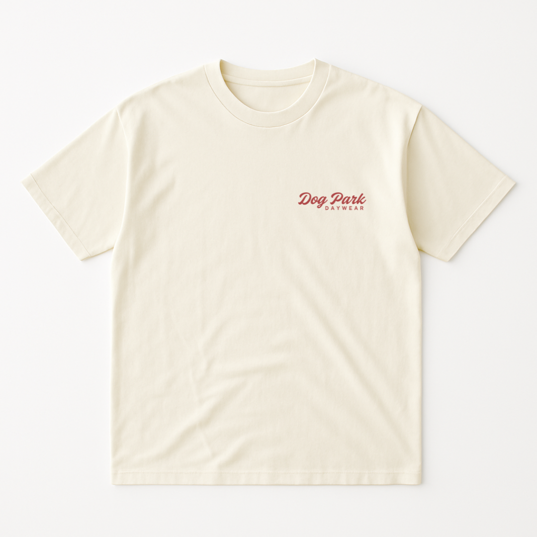 Dog Days Surf Oversized T-Shirt | Cream