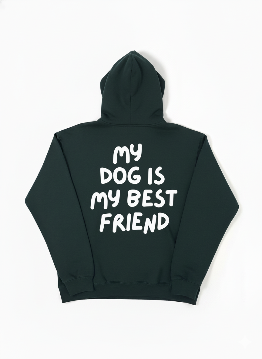Best Friend Hoodie | Dark Green