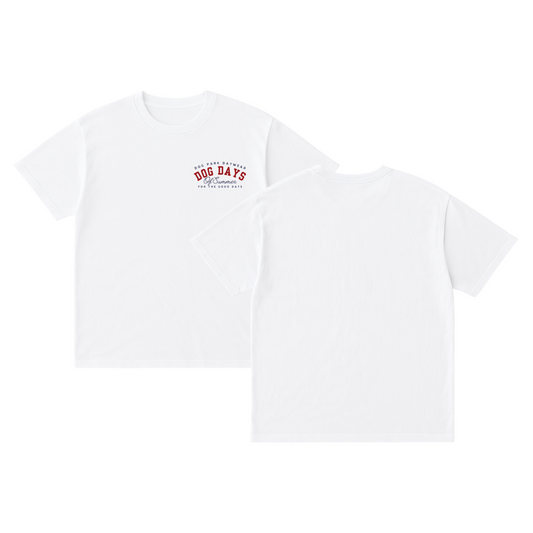 Dog Days of Summer Oversized T-Shirt | White
