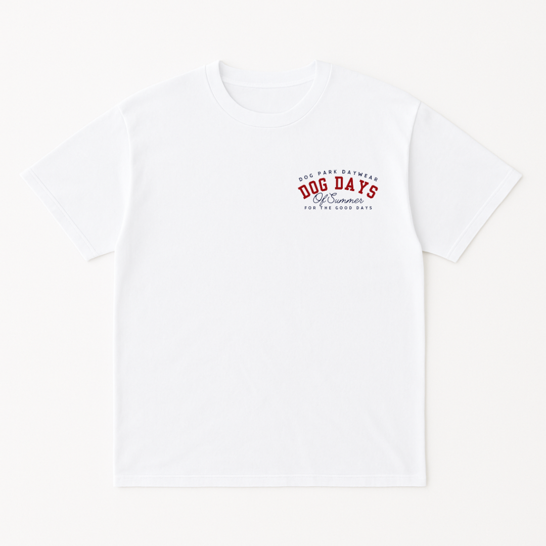 Dog Days of Summer Oversized T-Shirt | White