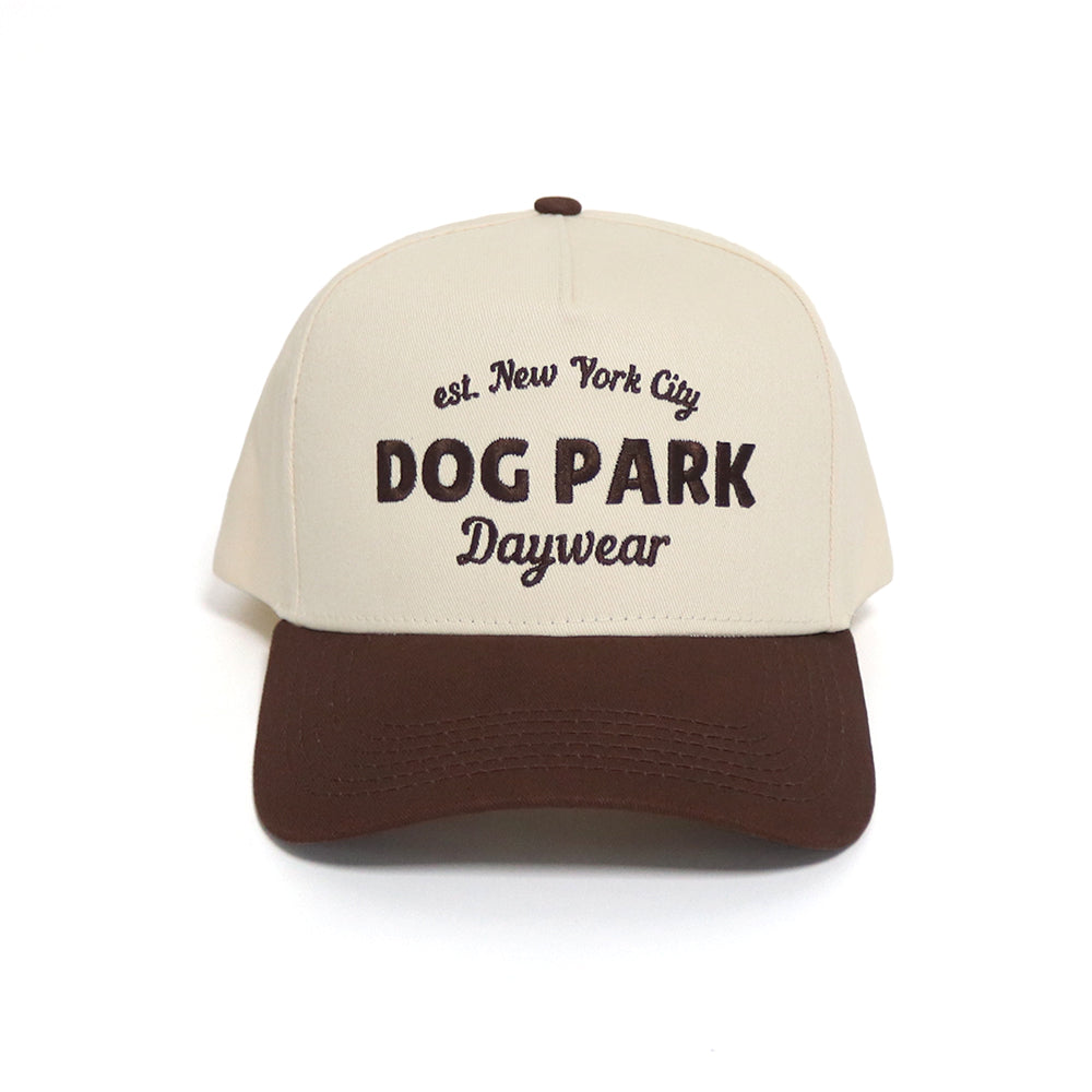 Original NYC Hat | Cream & Brown – Dog Park Daywear